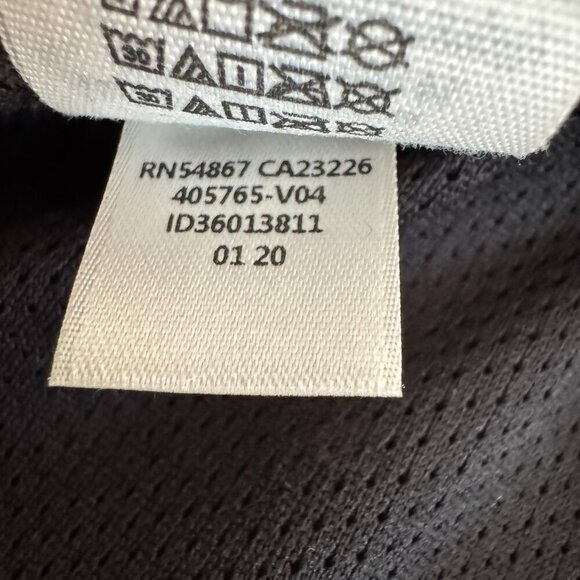 VICTORIA'S SECRET PINK Black Rose Floral Zip Rain Jacket Windbreaker Hoodie S - Picture 5 of 5